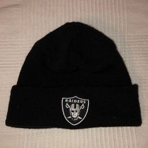 NFL embroidered raiders beanie!!